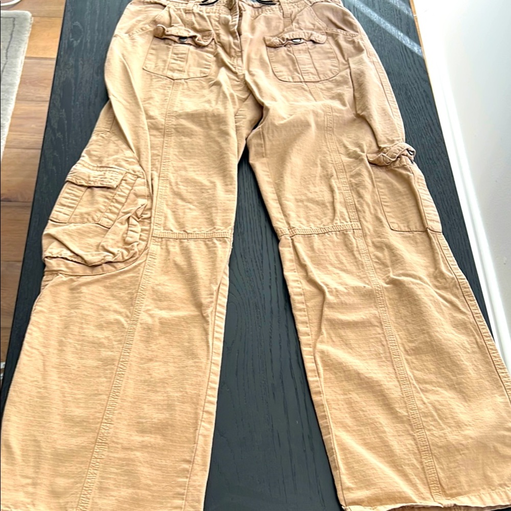 Brandy Melville Tan Cargo Pants